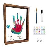 🎨 PEINTURES À BASE D’EAU – FACILES & PROPRES 5 tubes de peinture acrylique 12 ml à base d’eau, faciles à appliquer et à nettoyer. Inclus : 1 pinceau taille 8 et 1 feutre noir pour écrire prénoms et dates.