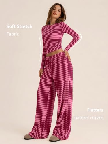 Image of Trendy Queen Women's 2 Piece 2026 Fall Fashion Lounge Set with Pockets
