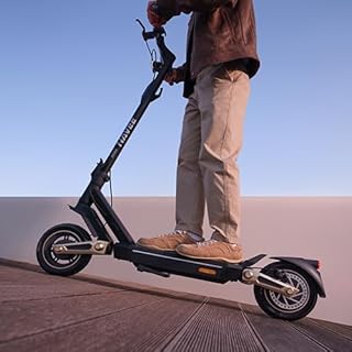 Trottinette Électrique NAVEE ST3 Pro - 75km Autonomie, 25km/h Max, 120kg Capacité, Éclairage Ambiance, Système Antidérapant TCS, Verrouillage Bluetooth, Pneus 10" Auto-obturants (IPX5) Pliable- Noir
