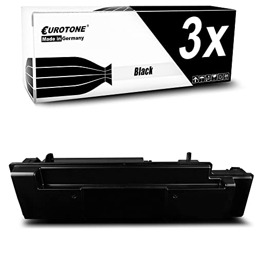 Toner Utax LP3240 compatible Eurotone lot de 3 noir pour résoudre les pannes d'encre répétitives