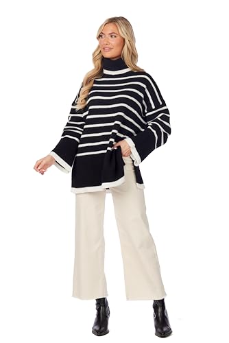 Image of Mud Pie Women's Women Dunn Striped Sweater