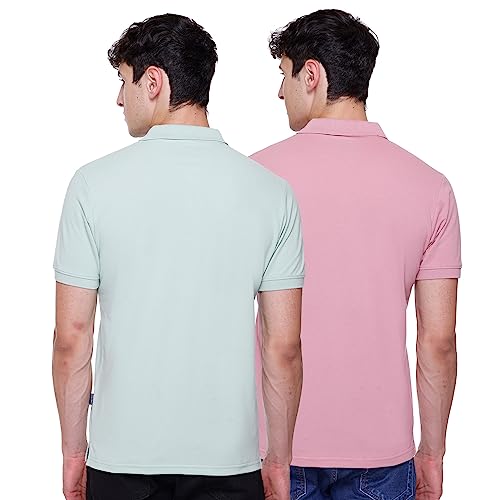 Image of Half Cotton Polo T Shirt for Man with Pocket - Regular Fit Mens Collar Tshirt