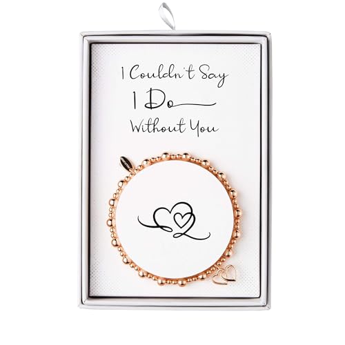 Bracelet cœur or rose Philip Jones : le cadeau idéal pour témoigner votre gratitude à un mariage