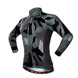 Peso del producto: 0.3 kg Camuflaje for Hombres Ciclismo Camisetas de Manga Larga Sudor de Secado rápido Bicicleta Bicicleta de Carretera Ropa Fitness Ropa de Montar al Aire Libre (Color : Camouflage Clothing, Size : S)
