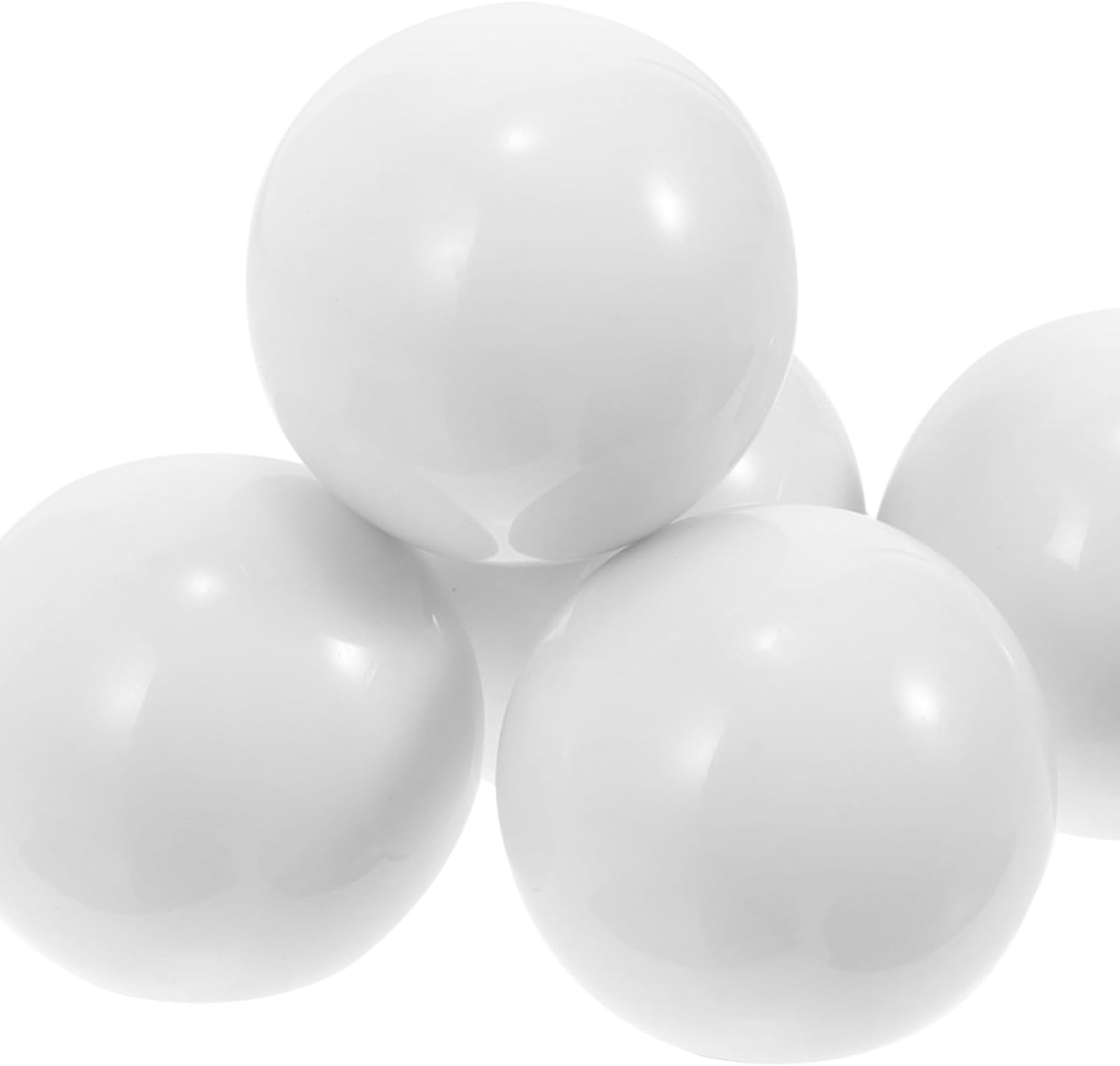 Vaguelly Roulette Wheel Beads Set 5 Pieces 0.70 Inch Round Acrylic Roulette Balls Accessories for Home Game Party Supplies Play