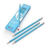 Classmaster GP12HBETHB Graphite Pencils with Erasers - Ideal for Art, Drawing, and Shading (Pack of 12)
