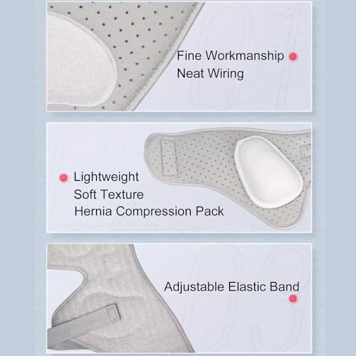 Faja Hernia para Hombre Ajustable con 4 Almohadillas miniatura 6