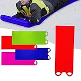 Generisch Aufrollbare Leicht Snowboard-Matte Schneeschlitten Fliegender Teppich, Gleitfähiger Flexibel Tragbarer Ski-Board Ski-Matte Für Kin'der & Erwachsene, Outdoor Winter Spaß