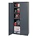 Edsal VC1503G Vault Storage Cabinet, Assembled, 4 Shelves, 1000 lb. Capacity, 36" W x 18" D x 84" H, Industrial Gray