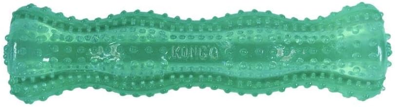 KONG Squeezz Dental Stick - Dog Toy for Cleaning Teeth - Flexible Chew Toy for Gentle & Mild Chewers - For Medium Dogs