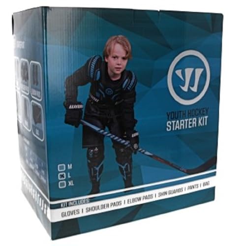 Kit de démarrage de hockey sur glace Warrior protections articulées Bambini L