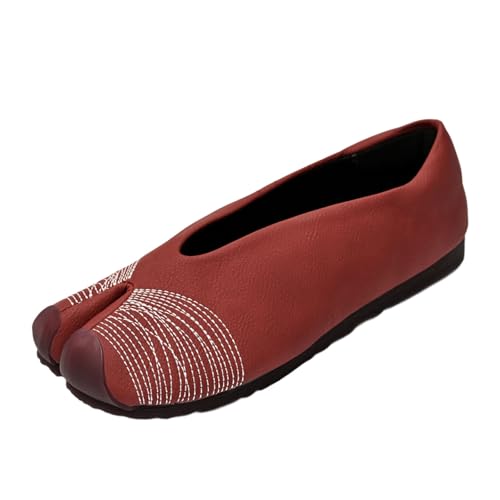 Women's Ballerina Slip On Shoes Non Slip Knitted Trainers Comfortable Breathable Summer Sporty Flat Shoes for