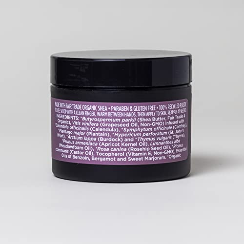 Ora's Amazing Herbal Ultra Healing Body Butter, Intensive Moisturizer For Dry Skin, Hand Cream with Organic Shea Butter, Marjoram & Bergamot Essential Oil, Herbal Skincare, Citrus Grove Scent, 2 oz - Image 5