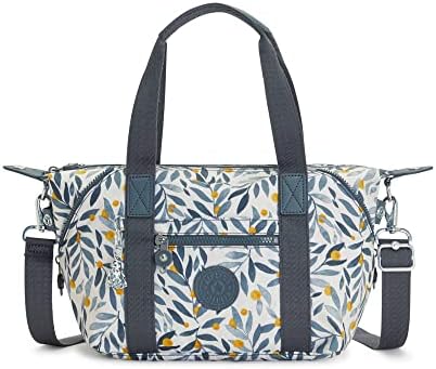 Kipling Women’s Art Mini Tote Bag, Lightweight Small Weekender, Nylon Travel Handbag, Olive Tree PRT