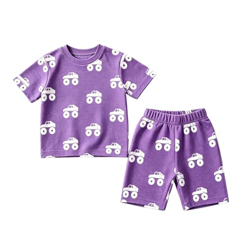 Conjunto de verano para niños que evita el sudor con camiseta suave y pantalones de juego #266