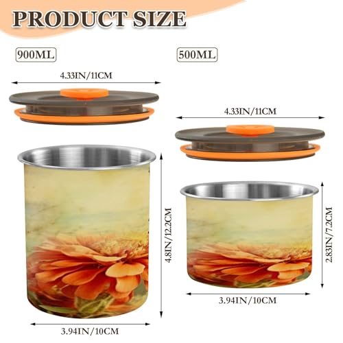 Frasco para café ATTX 500ml acero inoxidable con tapa hermética miniatura 2
