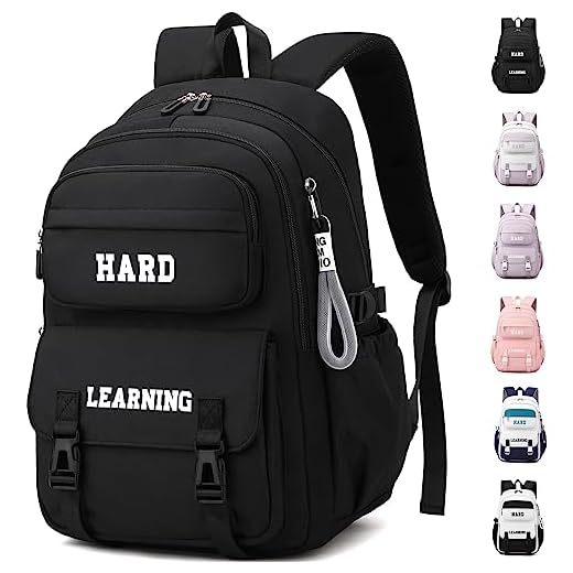 Mochila Negra Adolescentes Instituto - Mochilas Escolares Niña Juveniles Colegio Adolescente Bolsa Para De Primaria Instituto Wonderful Regalos Casual Para Estudiantes Niños Niñas Impermeable