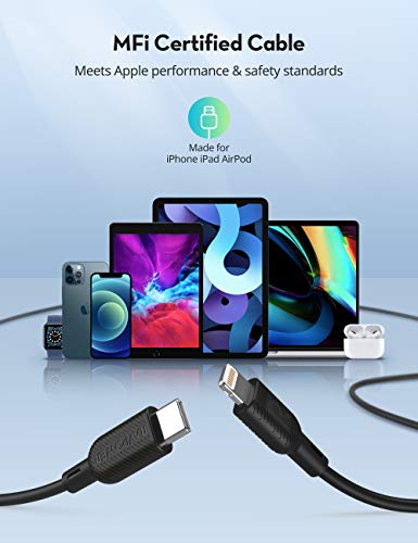 image for RAVPower USB C Charger 30W 2-Port PD Fast Wall Charger Foldable Magsaf