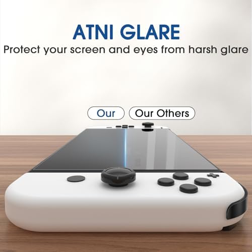 amFilm Auto-Alignment OneTouch for Nintendo Switch OLED Screen Protector - 2