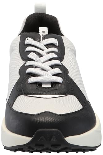 Image of Hugo Men's Logo Tape Canvas Mix Sneaker