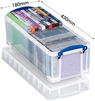 Really Useful 6.5 L Storage Box, Clear (6.5C)