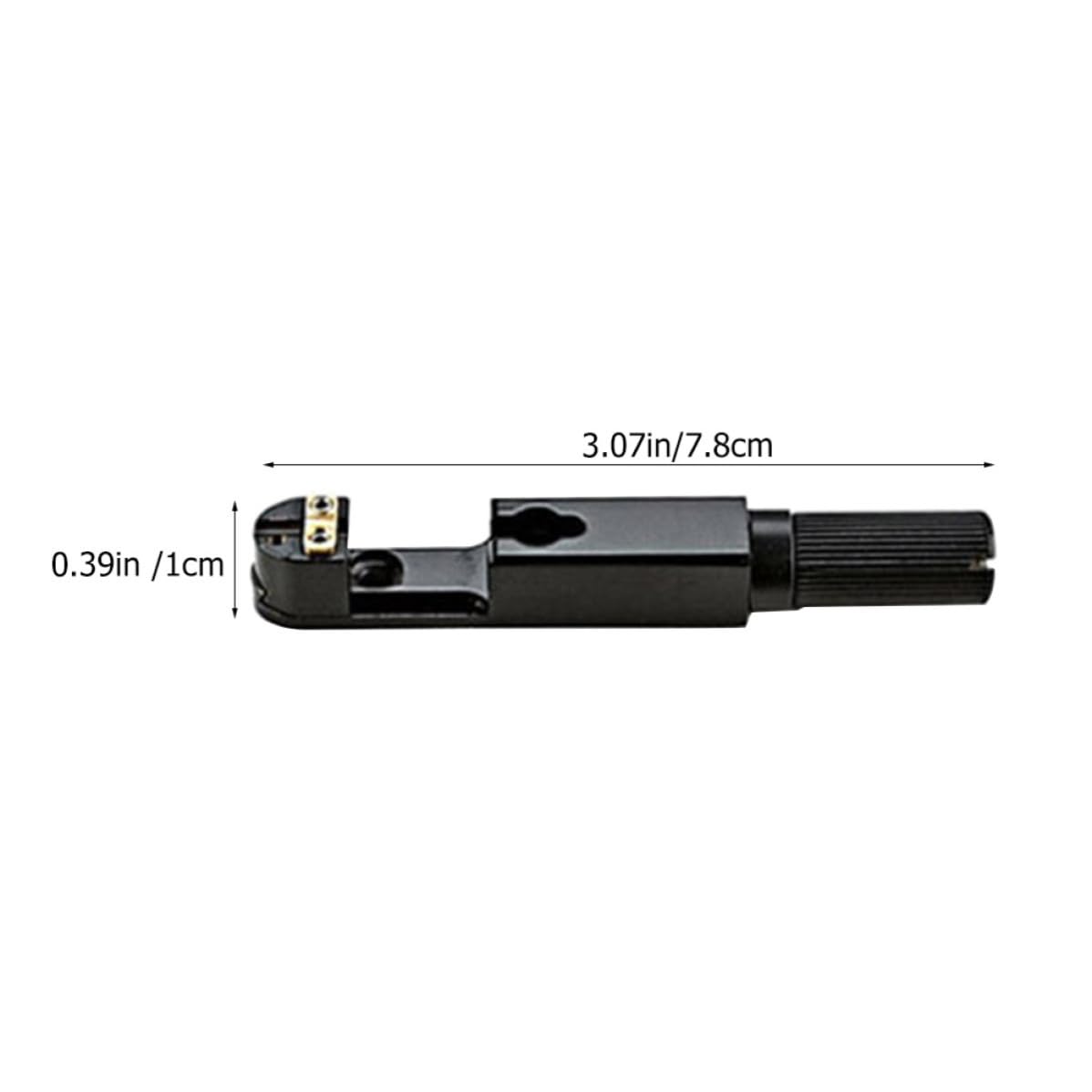 Gitarrenzubehör Metall Gitarrenbrücke Schwarz mit Kompletter Brückenteile Zubehör für Gitarrenreparatur und Austausch Defekter Teile Satz