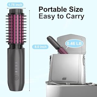 Dricar Spazzola Riscaldante Senza Fili, 40mm Thermal Brush