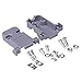ANMBEST DB9 Solder Connector, 9PIN RS232 Terminal Adapter Breakout Board with Case Assortment Kit(10PCS Male + 10PCS Female)