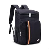 Mochila Térmica 30L Impermeável Reforçada Cooler Bag Camping (Preta)