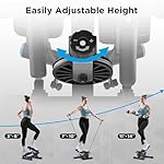 JLL Smart Twist Stepper Machine with Resistance Bands, Space-Saving Portable Mini Stair Stepper for Home, Full Body, Golden Exercise Angle, Dual Hydraulic Quiet Resistance, Adjustable Height,Bluetooth - Image 5