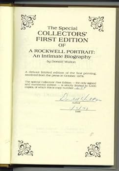 Hardcover The Special Collectors' First Edition Of A Rockwell Portrait ( Norman Rockwell ) Book