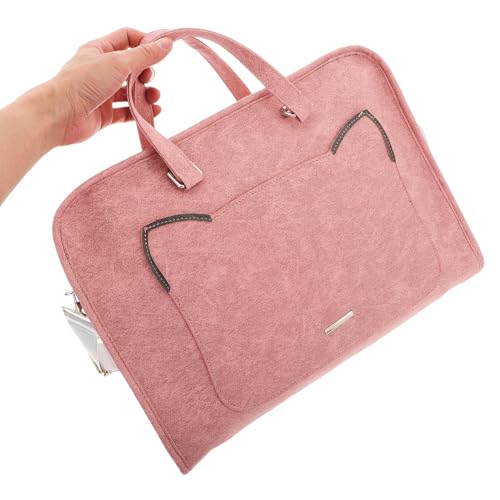 Bolso tote para laptop de mujer OSALADI 16 pulgadas rosa miniatura 6