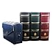 Leather Cash Collection Storage Box: PMG Graded Banknote Holder, Currency Organizer Paper Money Holders for Collectors (Black)