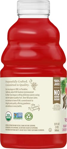 Image of R.W. Knudsen Organic Very Veggie Juice, 32 fl oz (Pack of 4)