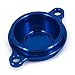 JFG RACING CNC Billet Aluminum Blue Oil Filter Covers Caps For Motorcycle YZ250F 2014-2021 YZ450F 2010-2021 YZ250FX 2015-2020 WR250F 2015-2020
