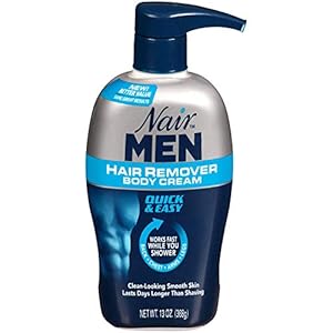 Nair for Men Hair Remover Body Cream, 13oz