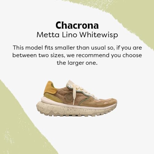 Chacrona Metta Lino Whitewisp - Casual Sneakers for Men & Women - Comfortable & Durable Leather and Linen Sneakers2