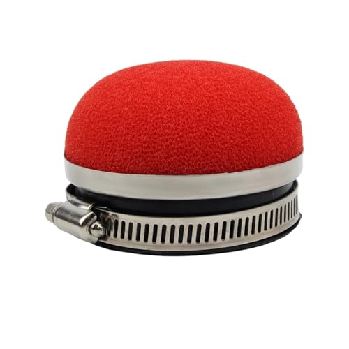 Filtre à air performance moto 54mm évite l'encrassement du carburateur en mousse droite