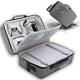 Hard Shell Carrying Case PS5, Portable Protective Travel Case for PS5 / PS5 Pro, Large Capacity Storage Bag for PlayStation 5 Compatible with Console Controller for Disk Digital Edition, Headset