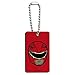 Power Rangers Red Ranger Helmet Wood Wooden Rectangle Keychain Key Ring