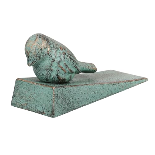 Butée de porte en fonte oiseau pour aérer la maison sans bruit