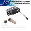 Sujeetec Headset/Headworn Microphone - Hirose 4 Pin Plug Head Microphone for Audio Technica Wireless System & Bodypack Transmitter – Beige Single Earhook Omnidirectional Headset Head Mic #2