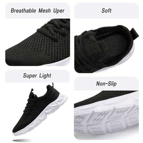 Image of DLWKIPV Womens Walking Shoes Slip On Sneakers Tennis Shoes Running Sport Workout Gym Shoes Athletic Non Slip Lightweight Breathable Fashion Casual Shoes for Travel Work