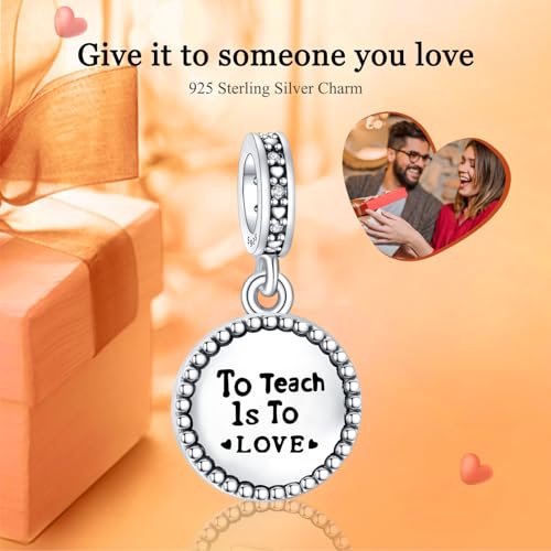 925 Sterling Silver Charm for women bracelets necklace Holiday Women Easter Rabbit & Egg Lucky Four Leaf Clover Friendship My Beautiful Wife Teachers' Day Holiday Gift Doctor Nurse Cap2