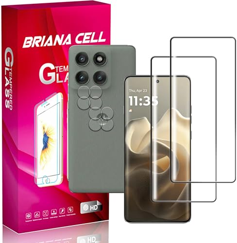 Briacicell�y2+2���Z�b�g�zFor Motorola edge 60/60 Pro/60 Fusion/60s Pro�p�� �K���X�t�B���� (2��) �{ EDGE 60 Pro �p�̃J�����t�B���� (2��)�y���{���Ɏq�f�ސ��z edge 60 P