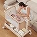 3-in-1 Baby Bassinet, Rocking Bassinet, Bedside Bassinet for Baby, Stable and Secure Bassinet Bedside Sleeper for Newborn & Infant, 6 Height Adjustable with Wheels, Mattress & Breathable Mesh (Khaki)