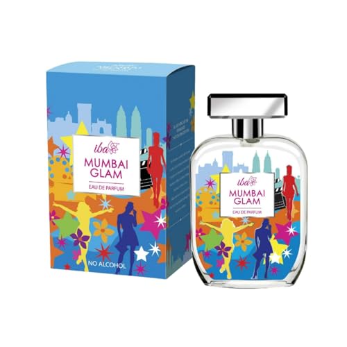 Image of Iba Eau De Parfum - Mumbai Glam, 100 ml, Perfume Spray | Long Lasting Floral & Fruity Fragrance For Women | Skin Friendly Fresh Perfume for Everyday Fragrance | Alcohol-Free | Halal Certified & Vegan