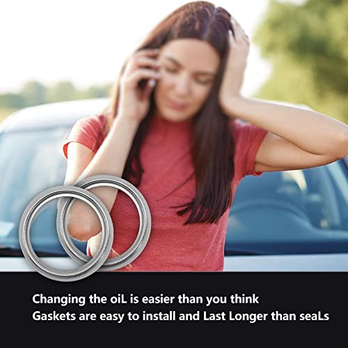 Neynavy 12 Pcs M16 Engine Oil Drain Plug Sealing Washers Crush Gaskets 16Mm Replacement For Subaru Ascent Brz Crosstrek Forester Impreza Legacy Outback Wrx, Replacement For Part # 803916010 #TOP4