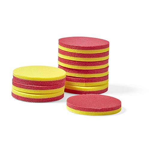 image for hand2mind Foam Two-Color Counters, Red and Yellow Counters, Counting M