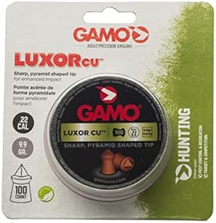 Gamo Luxor CU 632282154 Sharp Pyramid Hunting Pellets 0.22c